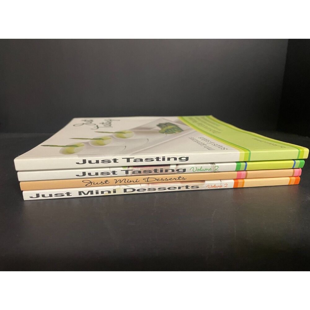 Robert Zollweg Cookbook Bundle - Just Tasting and Just Mini Desserts Vol 1 & 2